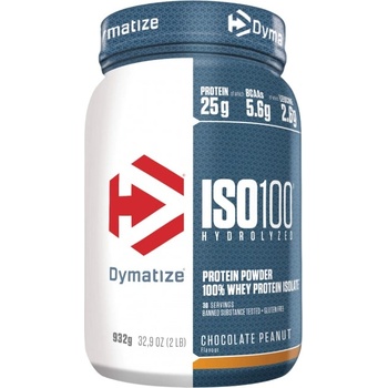 Dymatize ISO 100 Hydrolyzed [932 грама] Шоколад с фъстъчено масло