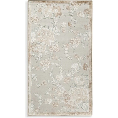 Takoy Koberec 80x150 cm béžovokrémový s rostlinným vzorem IMPRESIVE 2-HF-489924 | 80 x 150 cm
