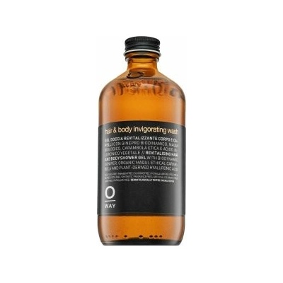 OWAY Hair & Body Invigorating Wash šampón a sprchový gél 2v1 pre revitalizáciu vlasov 240 ml