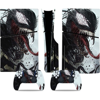 Polep na konzoli - PS5 SLIM diskovou verzi - Venom, TN-P5SDisc-1177 – Zboží Živě