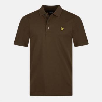 Lyle and Scott Блуза с яка Lyle and Scott Basic Short Sleeve Polo Shirt - Olive W485