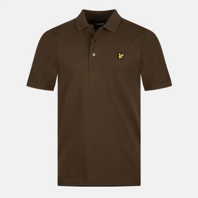 Lyle and Scott Блуза с яка Lyle and Scott Basic Short Sleeve Polo Shirt - Olive W485