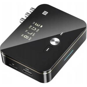 Vaorlo M8 Bluetooth 5.0 аудио приемник/предавател, RCA, TOSLINK, SPDIF, USB, NFC + дистанционно управление