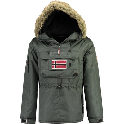 Geographical Norway bunda pánská BECO přes hlavu tmavo šedá