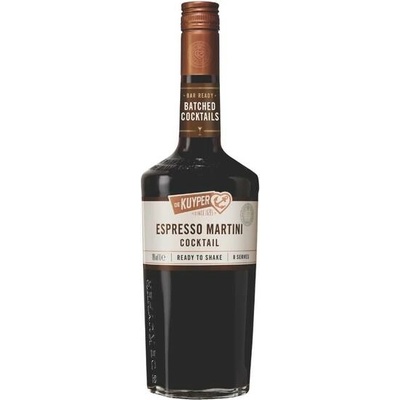 De Kuyper Batched Espresso Martini Cocktail 18,0% 1,0 l (holá láhev)