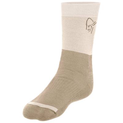 Туристически чорапи Norrøna Trollveggen Heavy Weight Merino Socks Walking socks - Oatmeal - размер 43-45 (EU) (201-1670-0511)