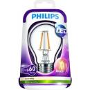 Philips LED Filament 60W E27 teplá biela A60 CL ND/4