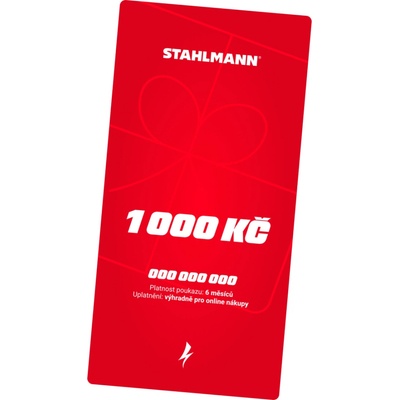 STAHLMANN 1000Kč Dárková poukázka