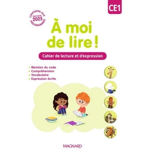 À moi de lire ! CE1 - Cahier de lecture et d'expression (2025)