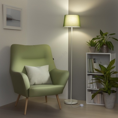 Brilagi - LED подова лампа CERIA 1xE27/40W/230V Ø 30 см, зелена/бяла (BG2924)
