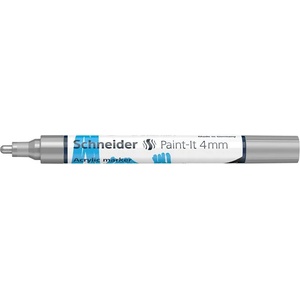 Schneider Декоративен маркер, акрилен, 4 мм, SCHNEIDER "Paint-It 320", сребърен 120254 (120254)