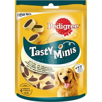 PEDIGREE Tasty Minis Cheesy Nibbles с малки кашкавални хапки, лакомство за награда 140 г