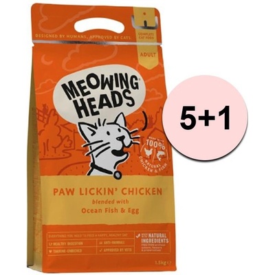 MEOWING HEADS Paw Lickin’ Chicken 1,5 kg