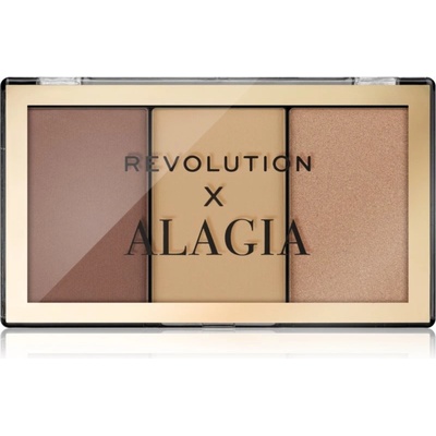 REVOLUTION X Alagia Face Like Alagia Highlight & Bronze Palette – Zboží Dáma