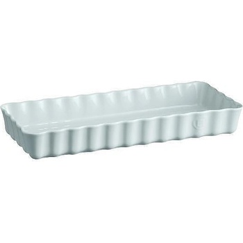 Emile Henry Керамична правоъгълна форма за тарт плитка emile henry slim rectangular tart dish - 36 х 15 см - цвят светлосив (eh 6034-01)