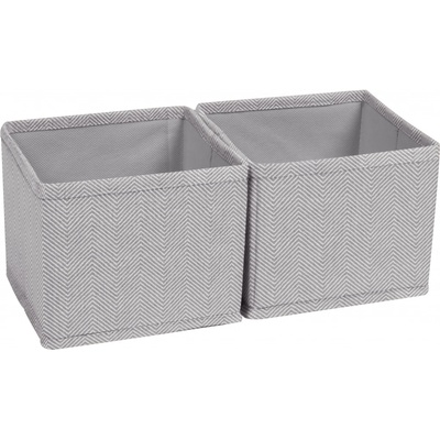 Compactor BOSTON Sada 2 ks organizérů 14 x 14 x 12 cm šedé RAN11219