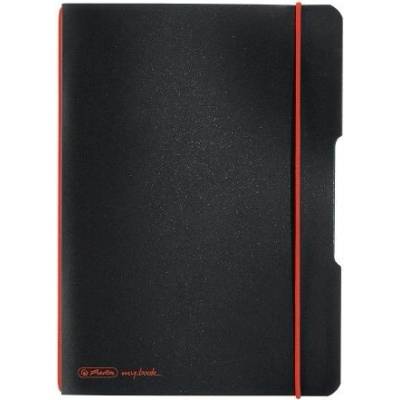 Herlitz Sešit my.book flex A5 40 čtvereček PP černý