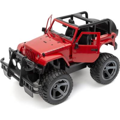 Siva RC auto Jeep Wrangler RTR červená 1:14