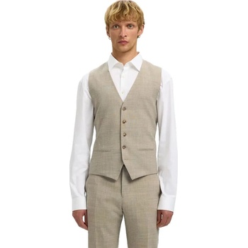 SELECTED Елек Selected Slim-Oasis waistcoat - Beige (Sand)