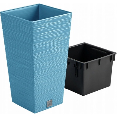 Prosperplast Květináč 24 x 24 x 45 cm plast modrý