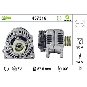 generátor VALEO 437316