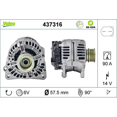 generátor VALEO 437316