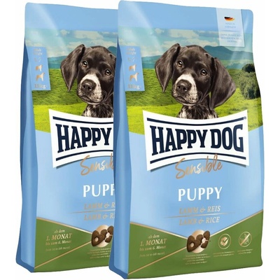 Happy Dog Sensible Puppy Lamb & Rice 2 x 10 kg