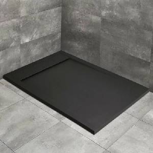 Radaway Teos F правоъгълно композитно душ корито 130x80 см черно (HTF13080-54)