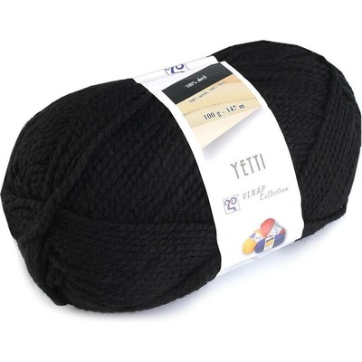 Pletací příze Yetti 100 g Varianta: 21 (59005) černá, Balení: 1 ks 40184/72742/179712