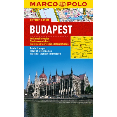 Budapešť 1:15T kapesní mapa MP lamino