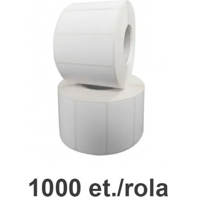 ZINTA Ролка бели пластмасови етикети zinta 60х30мм, 1000 ет. /ролка (60x30x1000-pp)