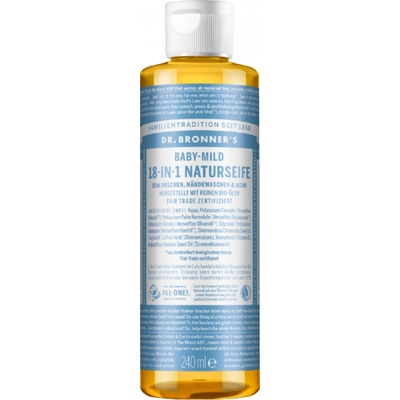 Dr. Bronner's prírodné mydlo Baby Mild 240 ml