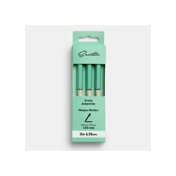 Sentio Химикалка 1.0mm Mint 3 броя