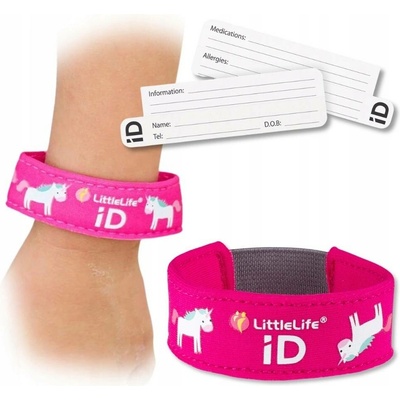 identifikační náramek LittleLife Safety iD Strap Unicorn – Zboží Mobilmania