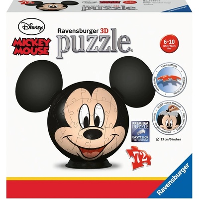 Ravensburger 3D puzzleball Mickey Mouse 72 ks
