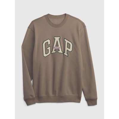 GAP 829186-01 mikina s logem hnědá
