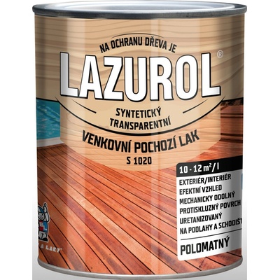 Lazurol Vonkajší podlahový lak S1020 0,75 l