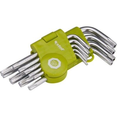 Extol Craft L-klíče TORX sada 9ks T 10-50mm krátké 66010