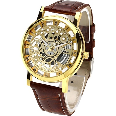 Viser Часовник jo-12887 - Кафяв / Златен kp12887