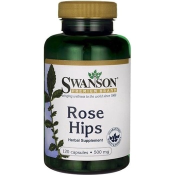 Swanson Růže Šípková Rose Hips 500 mg 120 kapslí