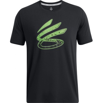Image 1 of Under Armour Мъжка тениска Under Armour Curry Logo Trend T-Shirt Mens - Black/Green