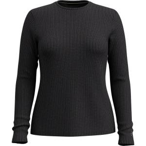 Smartwool Дамски вълнен пуловер Smartwool Women's Thermal Merino Rib Crew Merino longsleeve - Charcoal Heather - размер XS (105-5275-0111)