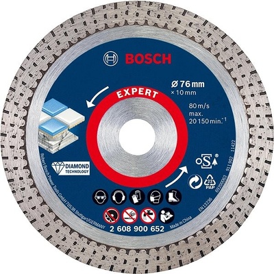 Bosch Diamantový rezný kotúč EXPERT HardCeramic 76 mm, 76 × 1,5 × 10 mm 2.608.900.652 2.608.900.652