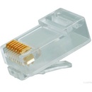 Solarix Konektor RJ45 CAT5E UTP 8p8c nestíněný neskládaný na drát 100 ks