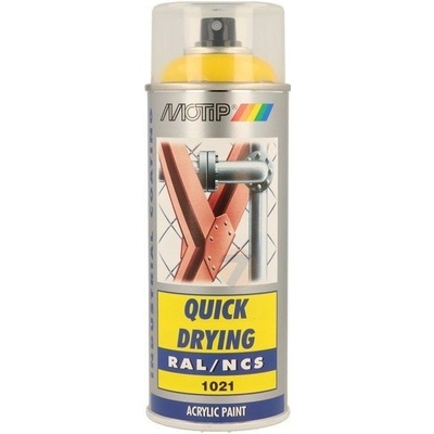 MoTip Industrial - akrylová - RAL 1021 - žltá horčičná - 400 ml