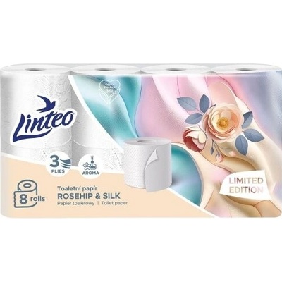 Linteo Rosehip & Silk 3-vrstvý 8 ks