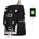 ZIZITO Училищна раница с usb , черно