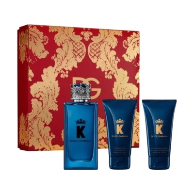 Dolce&Gabbana K by Dolce&Gabbana комплект за мъже Eau De Parfum 100 ml, душ гел 50 ml и балсам след бръснене 50 ml