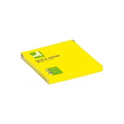Q-CONNECT Bloček Q-CONNECT neónové 76x76mm žlté (QC010514)