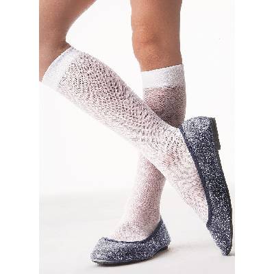 Knittex Zuzia 20 den Dievčenské podkolienky Biela